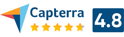 Capterra 4.8 star rating